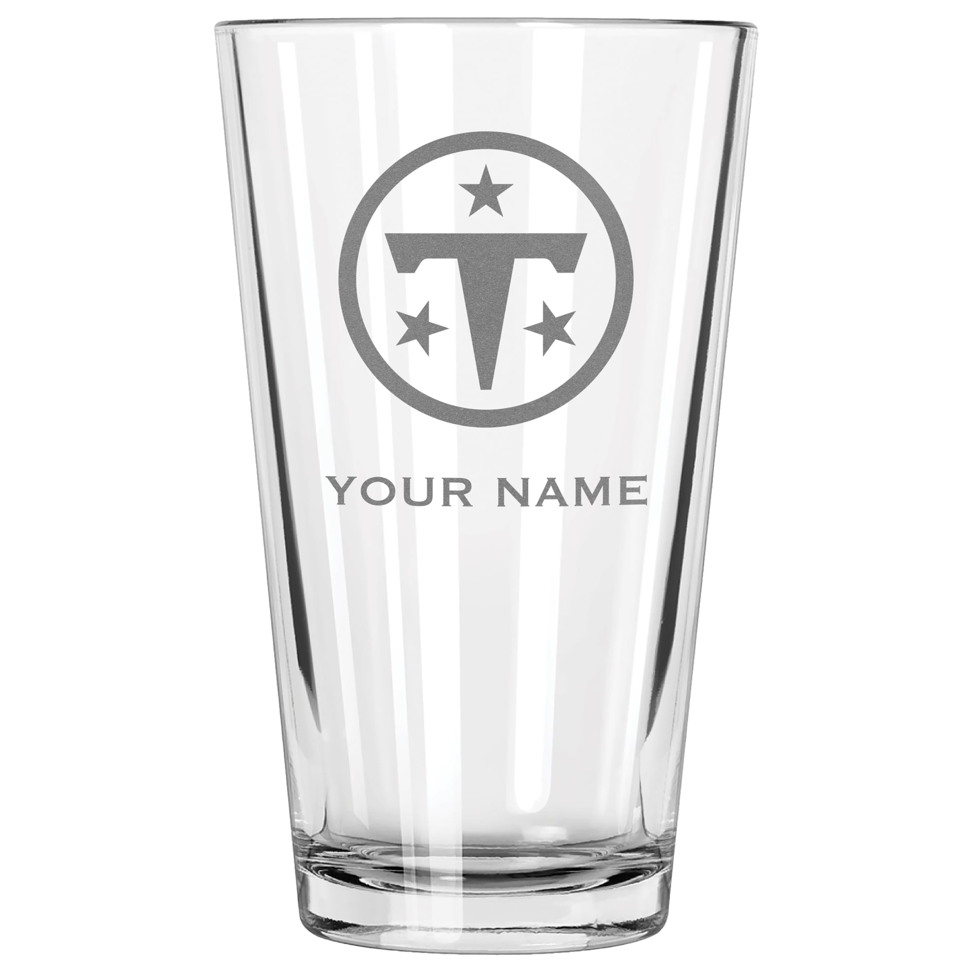 Tennessee Titans 16oz. Personalized Etched Pint Glass