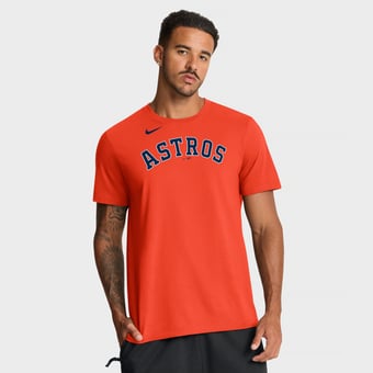 Men's Nike Orange Houston Astros Team Wordmark T-Shirt