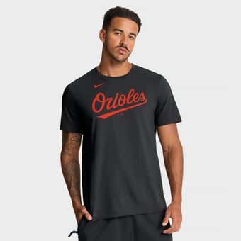 Men's Nike Black Baltimore Orioles Team Wordmark T-Shirt