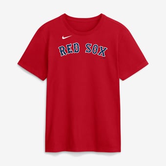 Men's Nike Red Boston Red Sox Team Wordmark T-Shirt