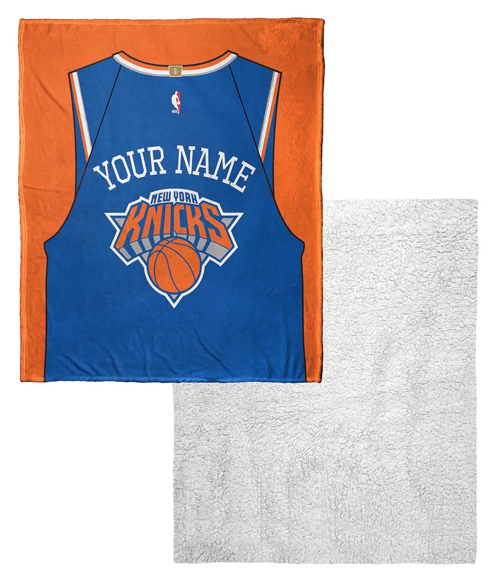 The Northwest Company New York Knicks 50'' x 60'' Personalized Silk Touch Sherpa Throw