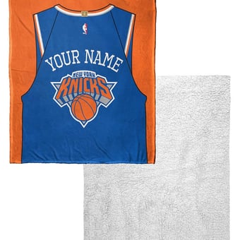 The Northwest Company New York Knicks 50'' x 60'' Personalized Silk Touch Sherpa Throw