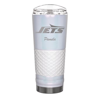 New York Jets 24oz. Personalized Opal Draft Tumbler