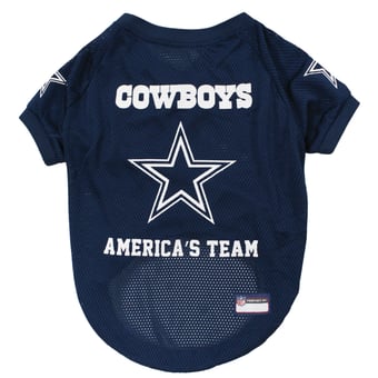 Navy Dallas Cowboys NFL Novelty Dog Jersey