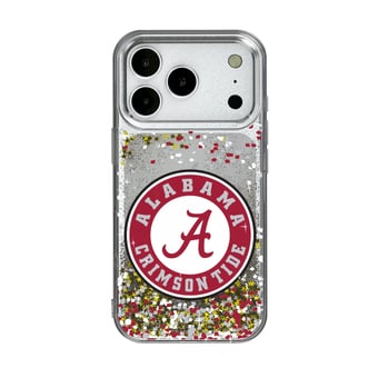 Alabama Crimson Tide iPhone Glitter Confetti Design Case
