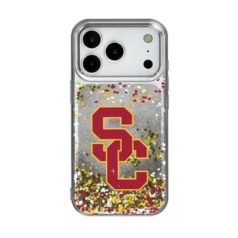 USC Trojans iPhone Glitter Confetti Design Case