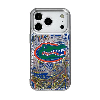 Florida Gators iPhone Glitter Paisley Design Case