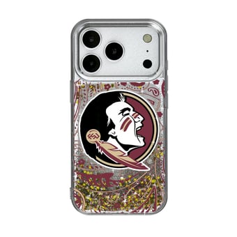 Florida State Seminoles iPhone Glitter Paisley Design Case