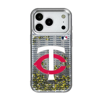Minnesota Twins iPhone Text Backdrop Design Case