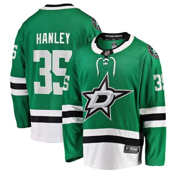 Men's Fanatics Joel Hanley Kelly Green Dallas Stars Breakaway Player Jersey