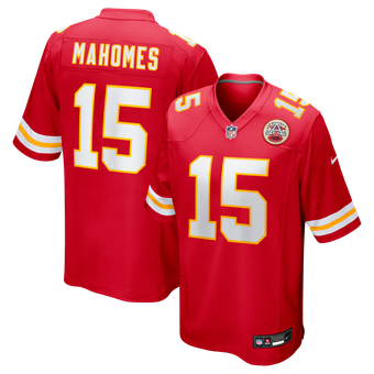 Men's Nike Patrick Mahomes Red Kansas City Chiefs Game Player - Jersey