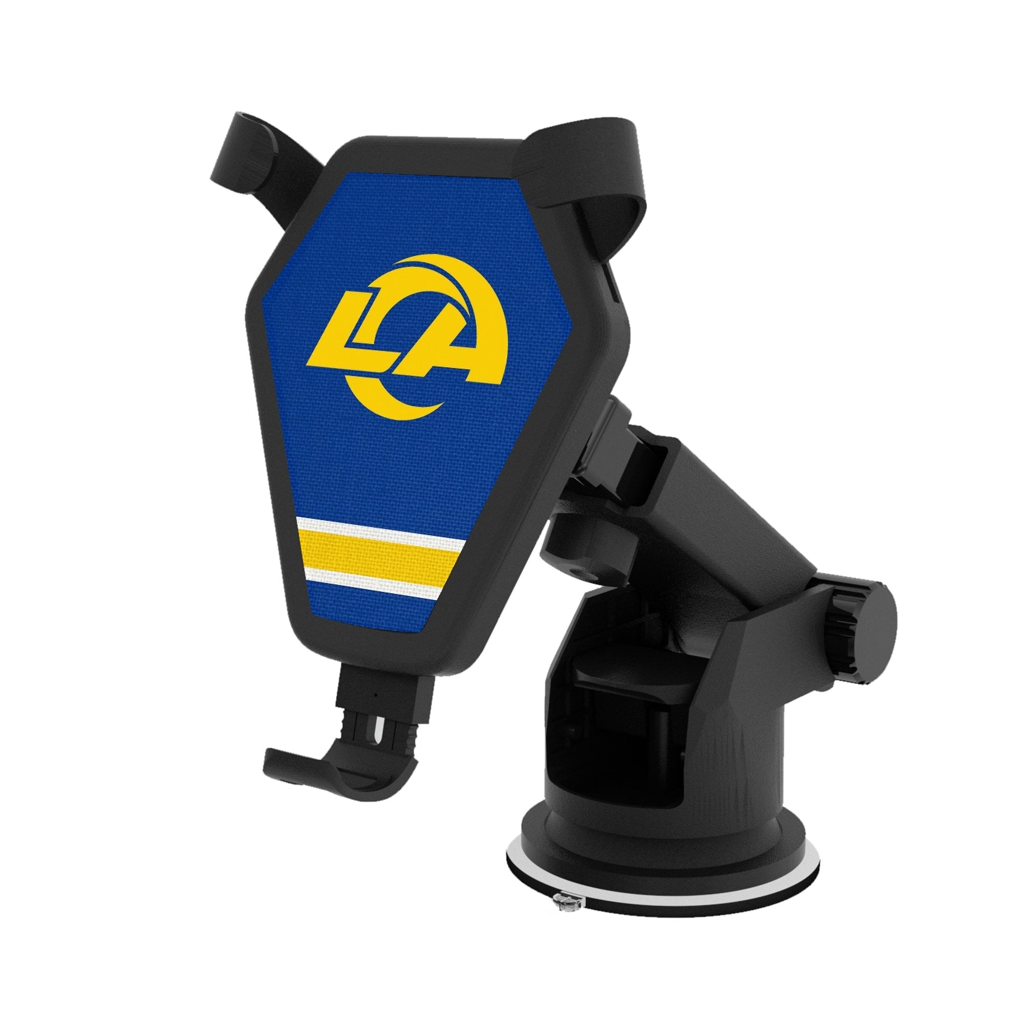 Los Angeles Rams Stripe Design Wireless Car Charger Los Angeles Rams Stripe Design Wireless Car Charger