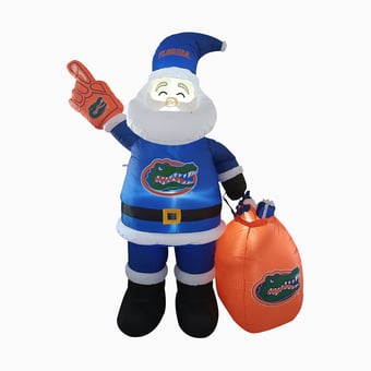 Florida Gators 7' Inflatable Santa