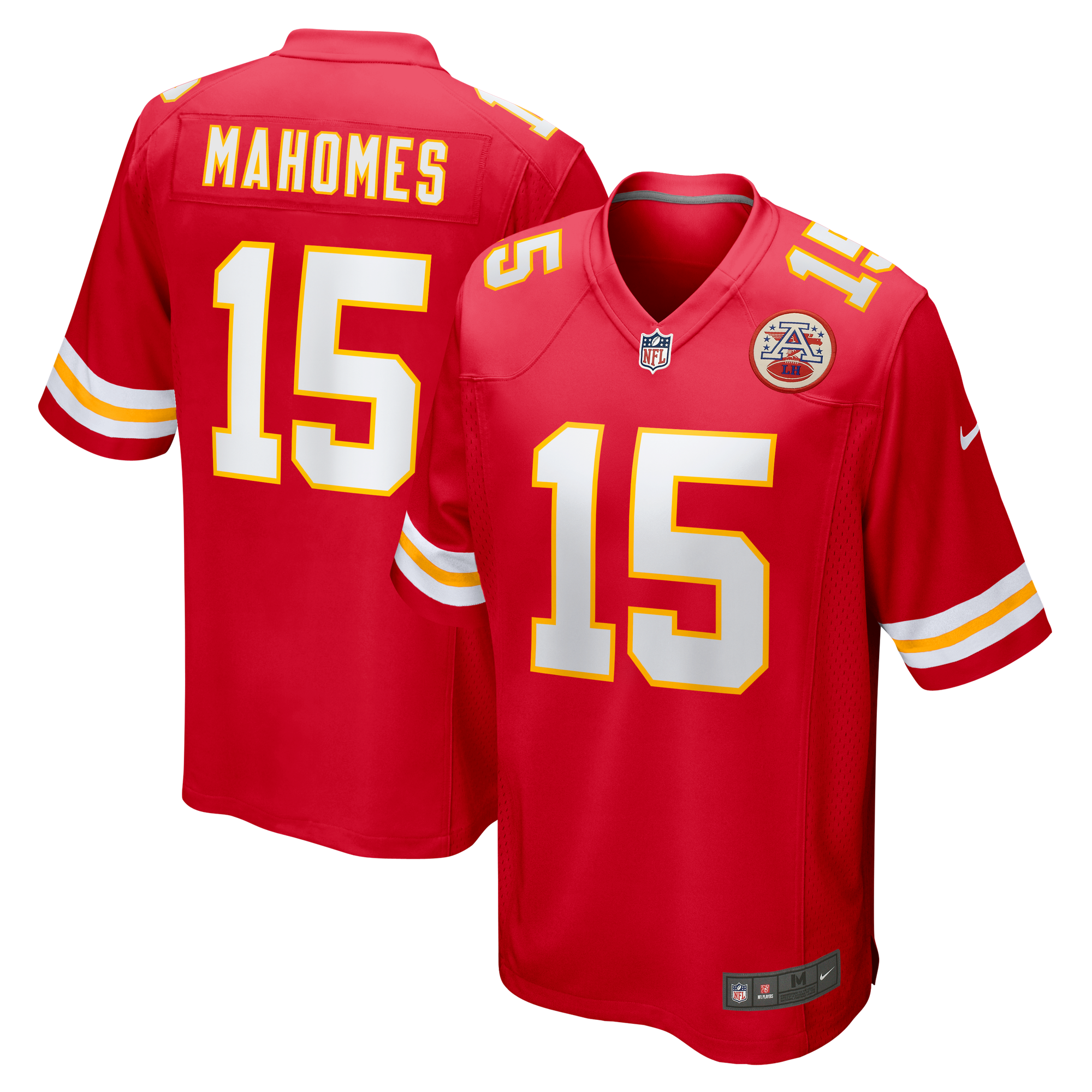 Men's Nike Patrick Mahomes Red Kansas City Chiefs Game Jersey
