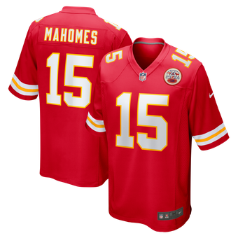 Men's Nike Patrick Mahomes Red Kansas City Chiefs Game Jersey