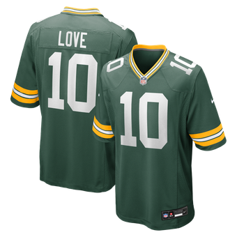 Men's Nike Jordan Love Green Green Bay Packers Player Game Jersey