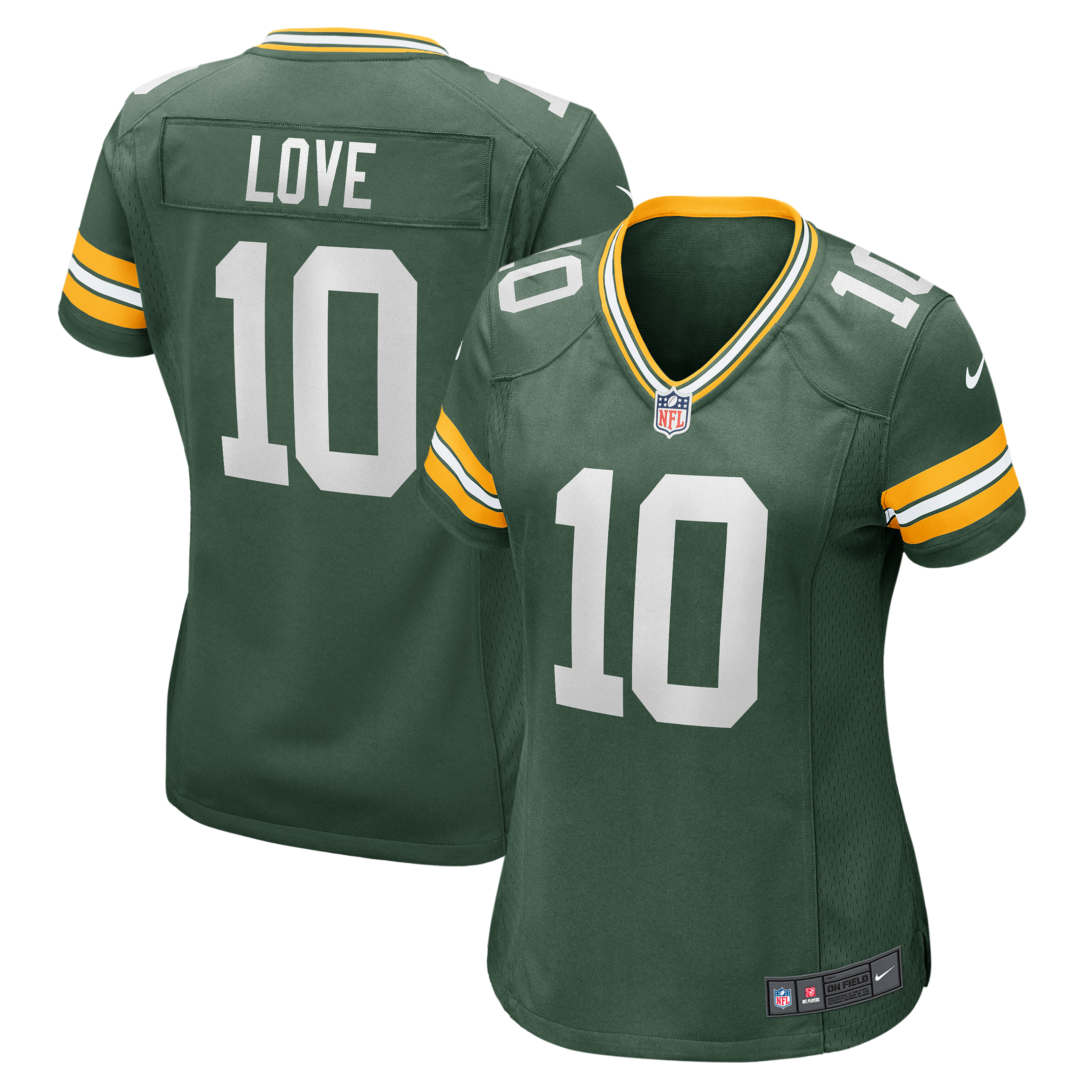 Women's Nike Jordan Love Green Green Bay Packers Game Jersey