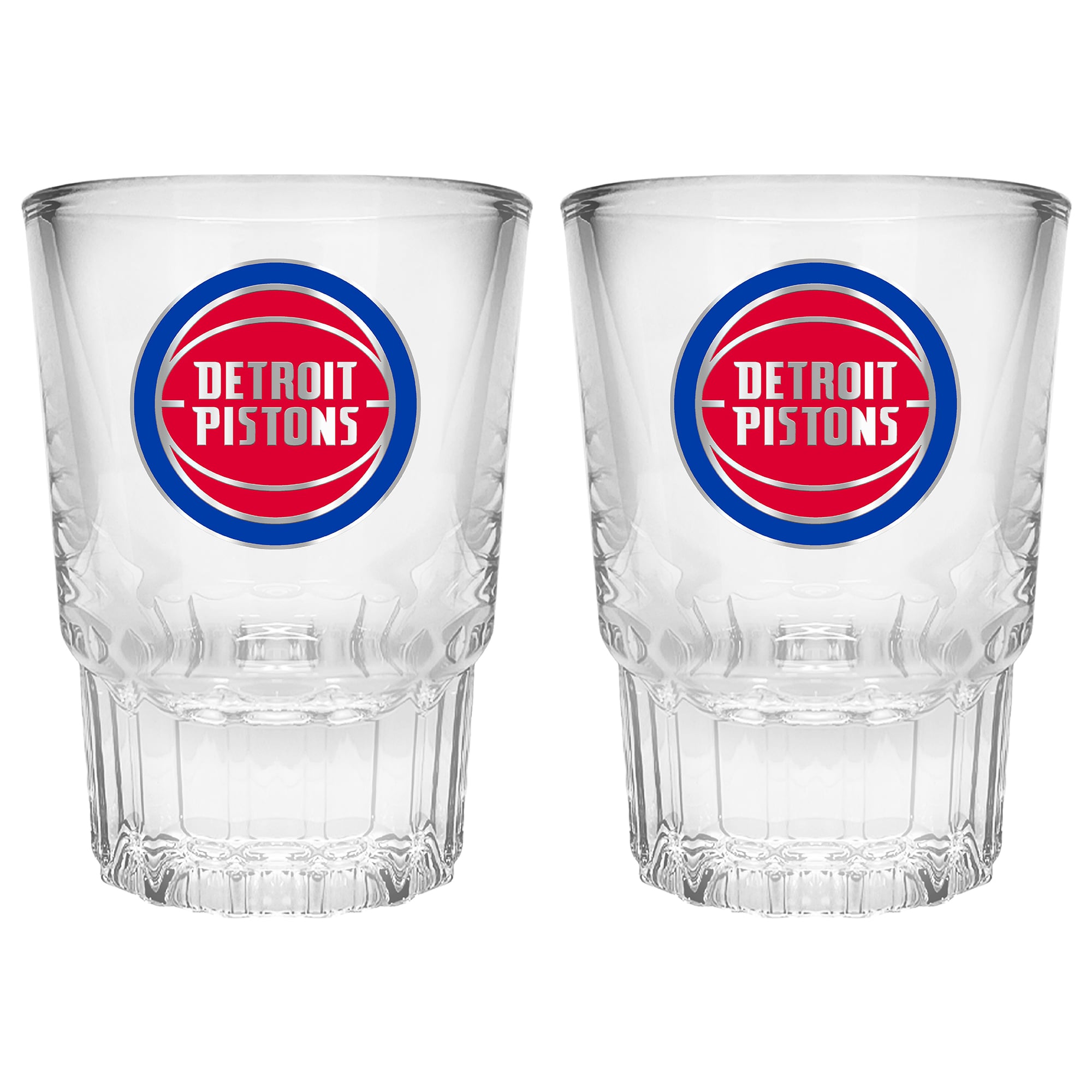 Detroit Pistons 2-Piece Prism Shot Glass Set