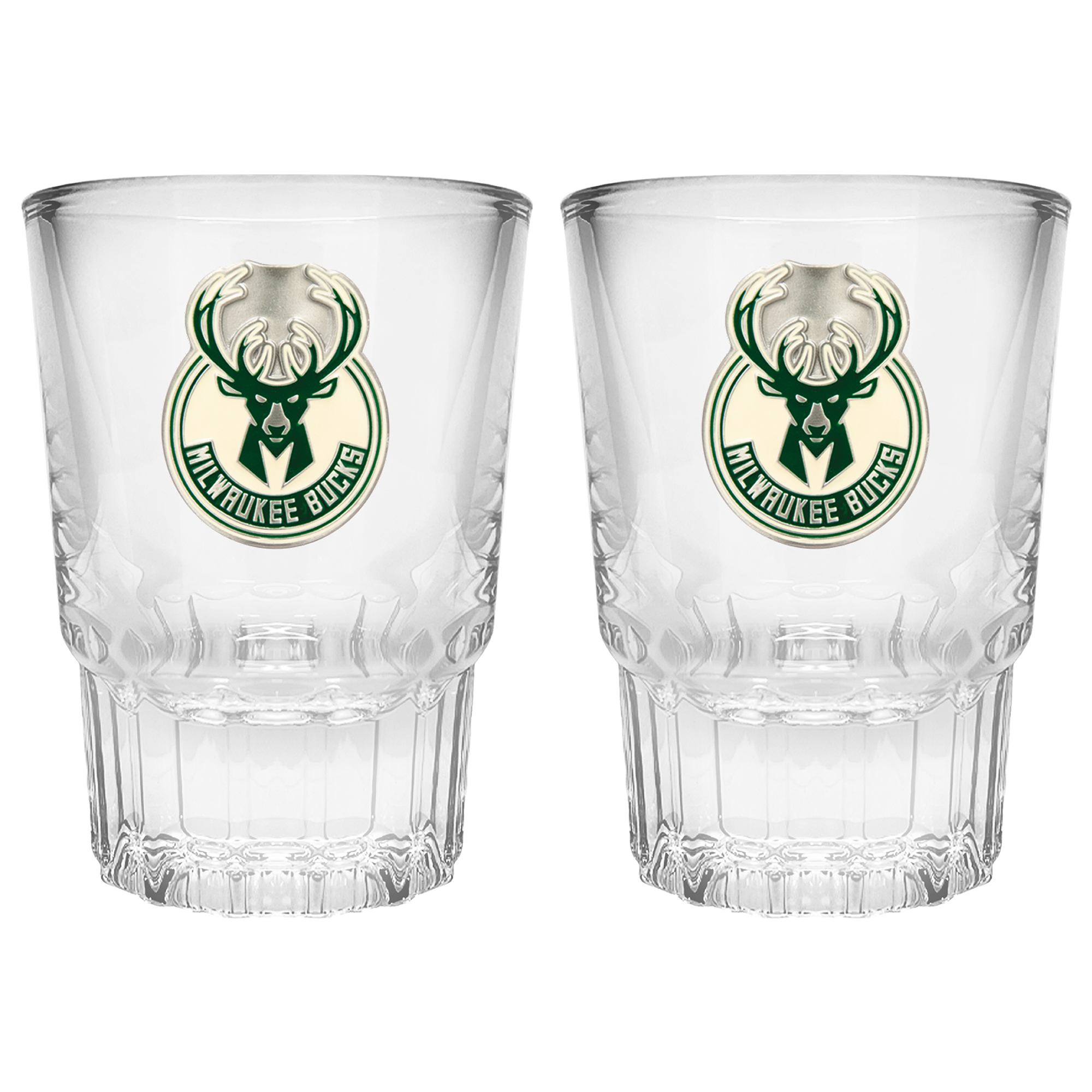 Milwaukee Bucks 2-Piece Prism Shot Glass Set