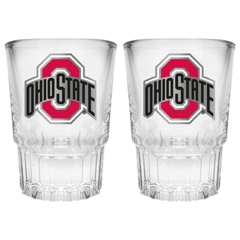 Ohio State Buckeyes 2-Piece Prism Shot Glass Set