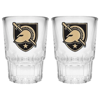 Army Black Knights 2-Piece Prism Shot Glass Set
