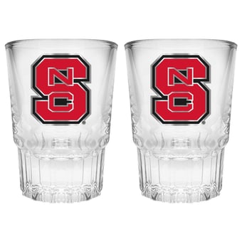 NC State Wolfpack 2-Piece Prism Shot Glass Set