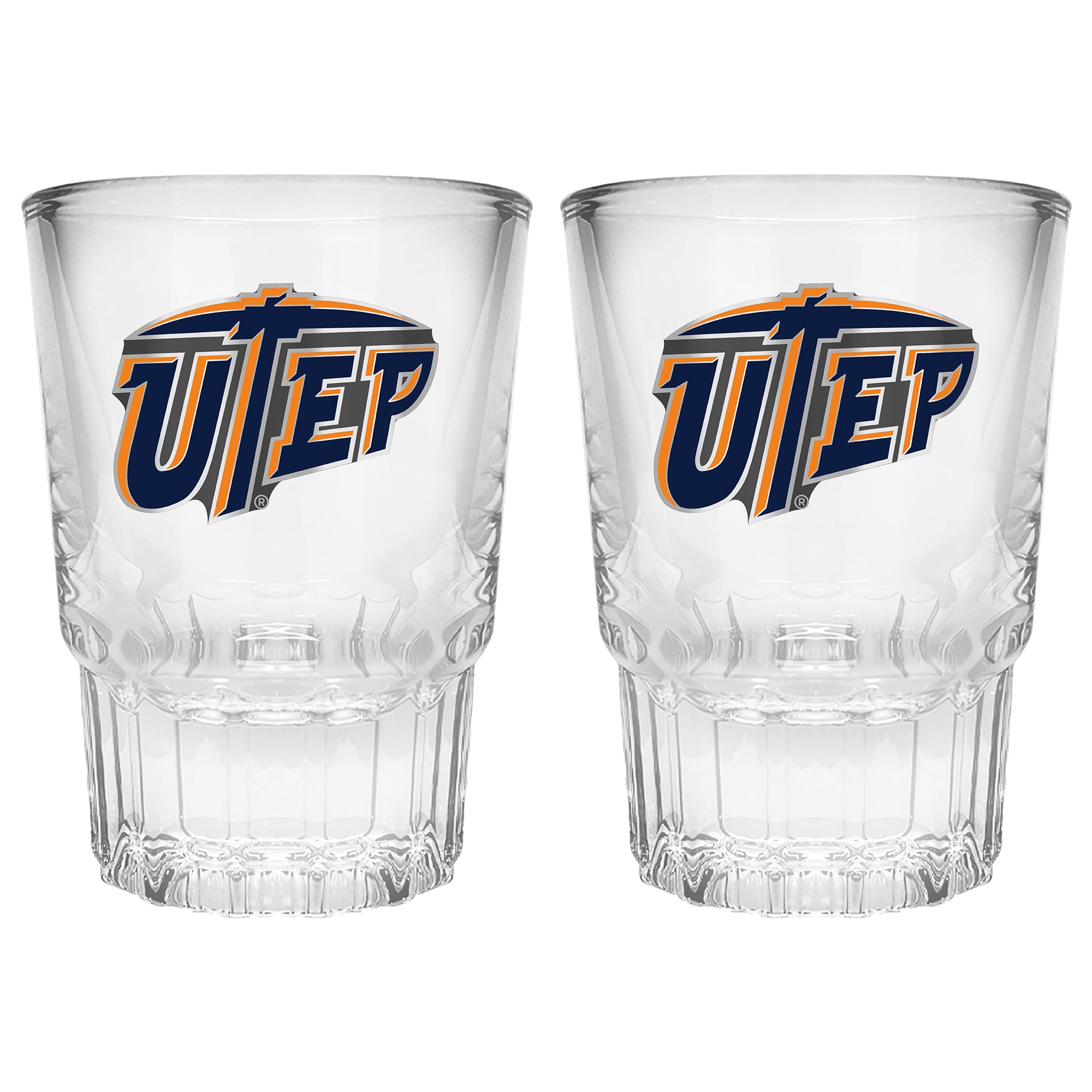 UTEP Miners 2-Piece Prism Shot Glass Set