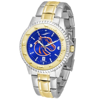 Royal Boise State Broncos Competitor Two-Tone AnoChrome Watch