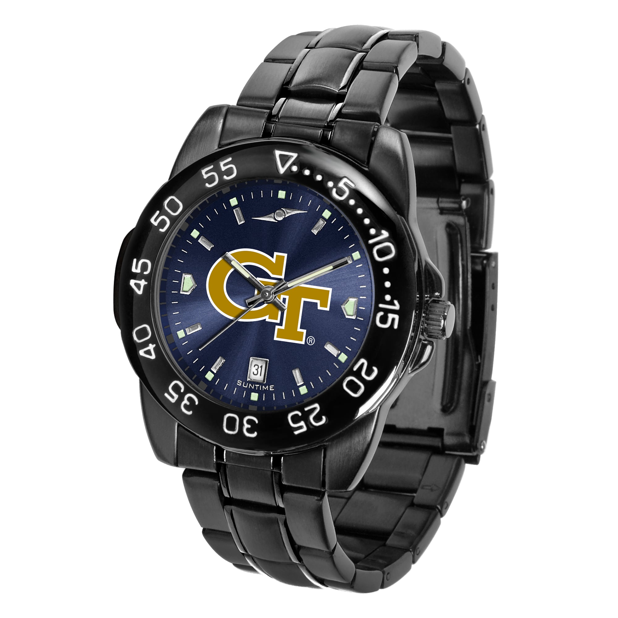Navy Georgia Tech Yellow Jackets FantomSport AnoChrome Watch