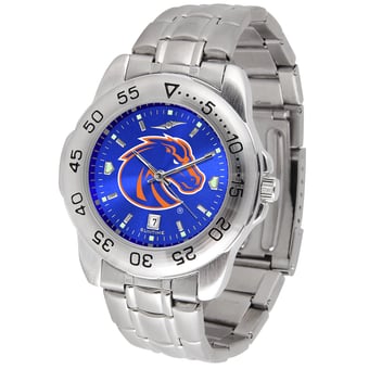 Royal Boise State Broncos Sport Steel AnoChrome Watch