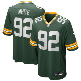 Men's Nike Reggie White Green Green Bay Packers Game Retired Player Jersey