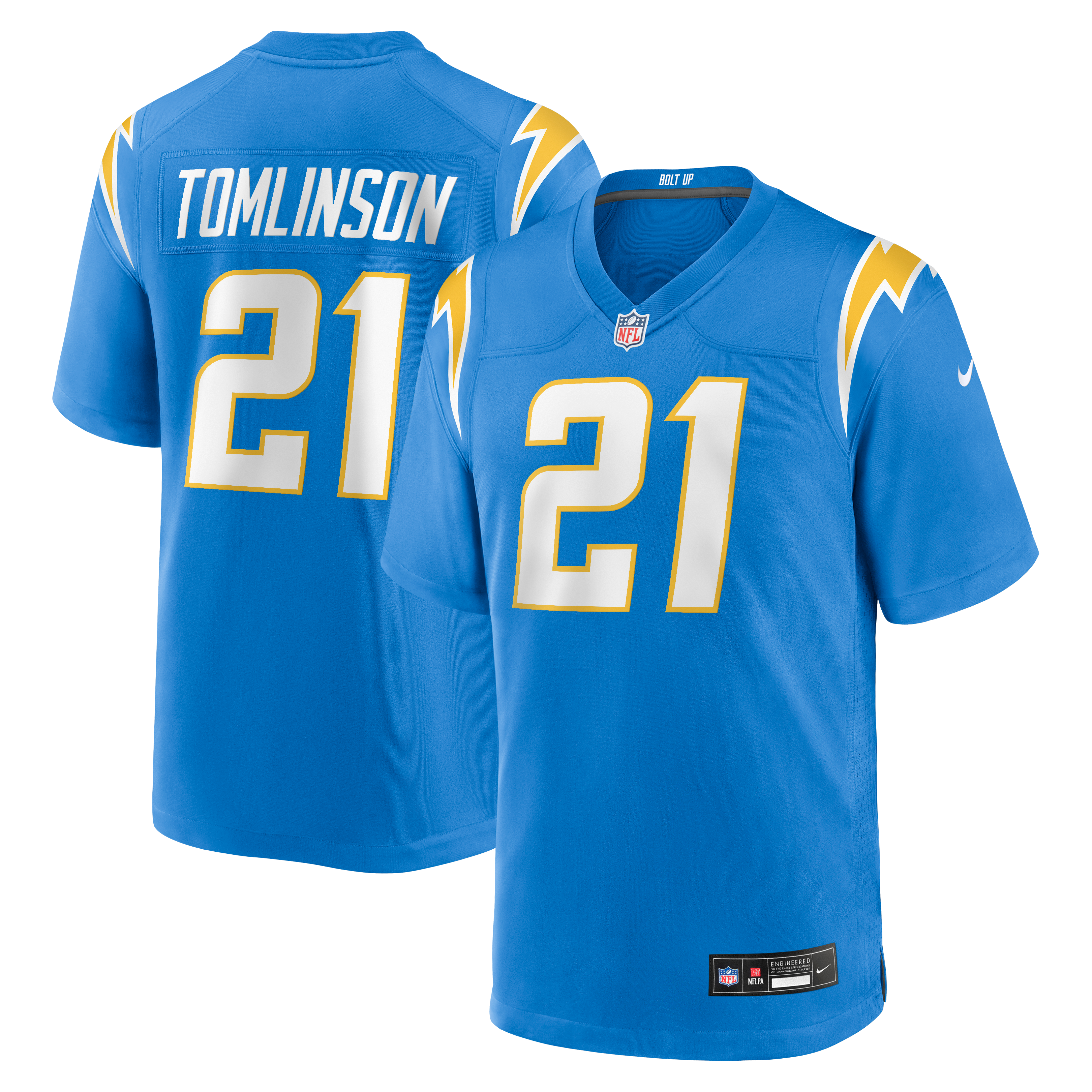 Men's Nike LaDainian Tomlinson Powder Blue Los Angeles Chargers Game Retired Player Jersey
