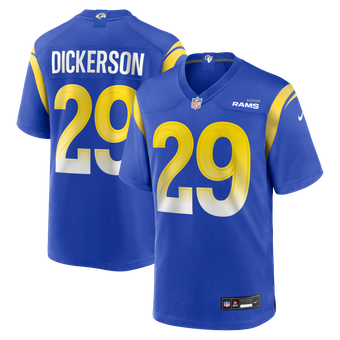 Men's Nike Eric Dickerson Royal Los Angeles Rams Game Retired Player Jersey