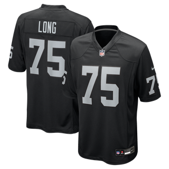 Men's Nike Howie Long Black Las Vegas Raiders Game Retired Player Jersey