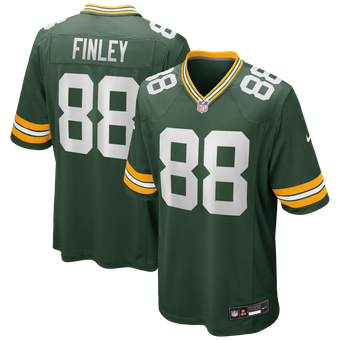 Men's Nike Jermichael Finley Green Green Bay Packers Game Retired Player Jersey