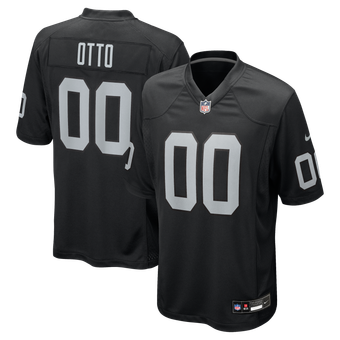 Men's Nike Jim Otto Black Las Vegas Raiders Game Retired Player Jersey