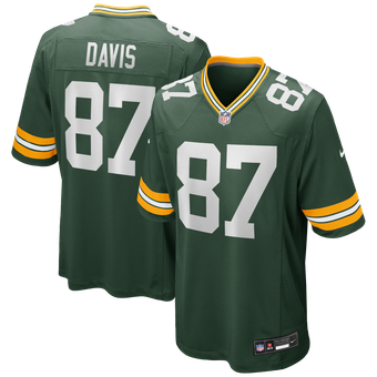 Men's Nike Willie Davis Green Green Bay Packers Game Retired Player Jersey