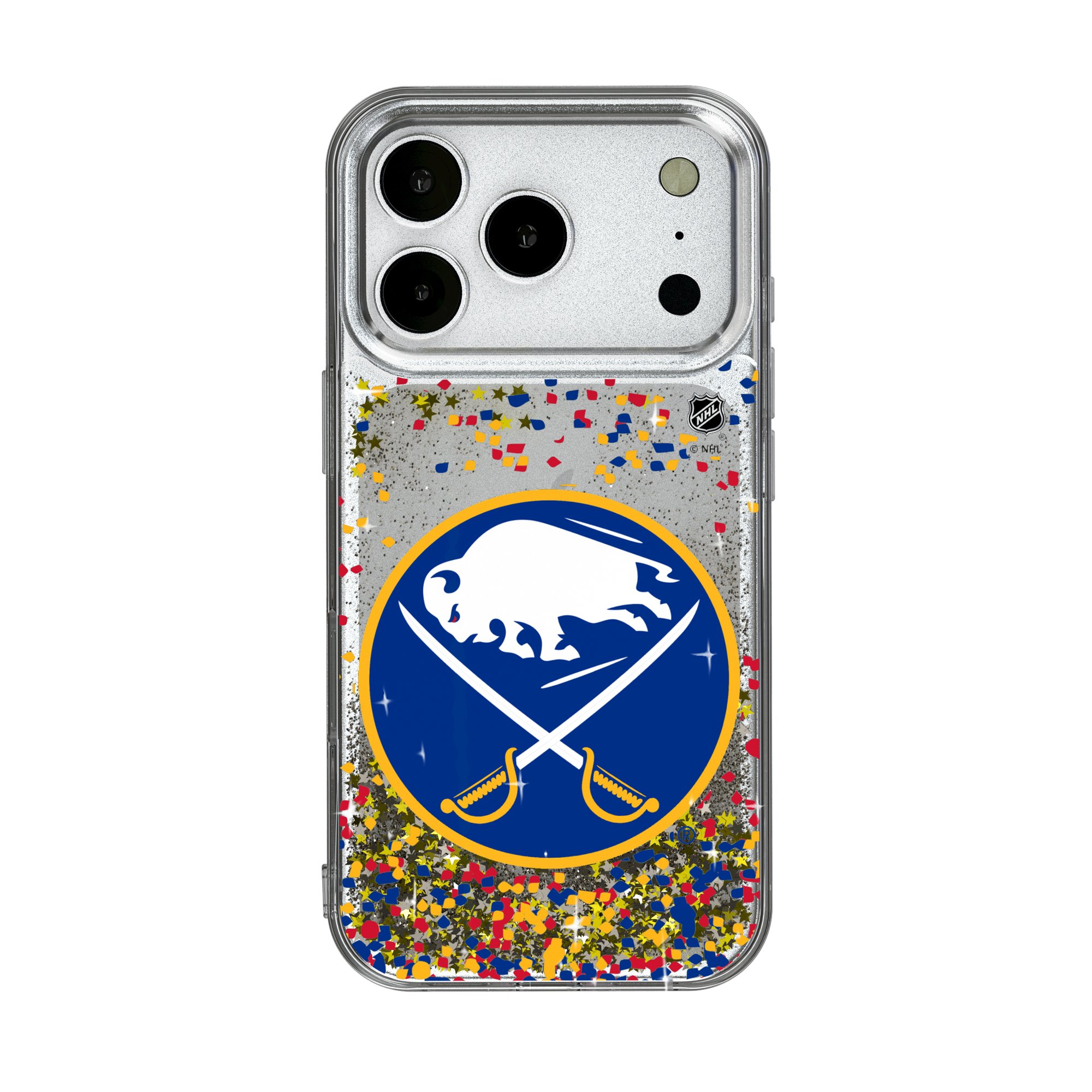 Buffalo Sabres iPhone Confetti Glitter Case Buffalo Sabres iPhone Confetti Glitter Case
