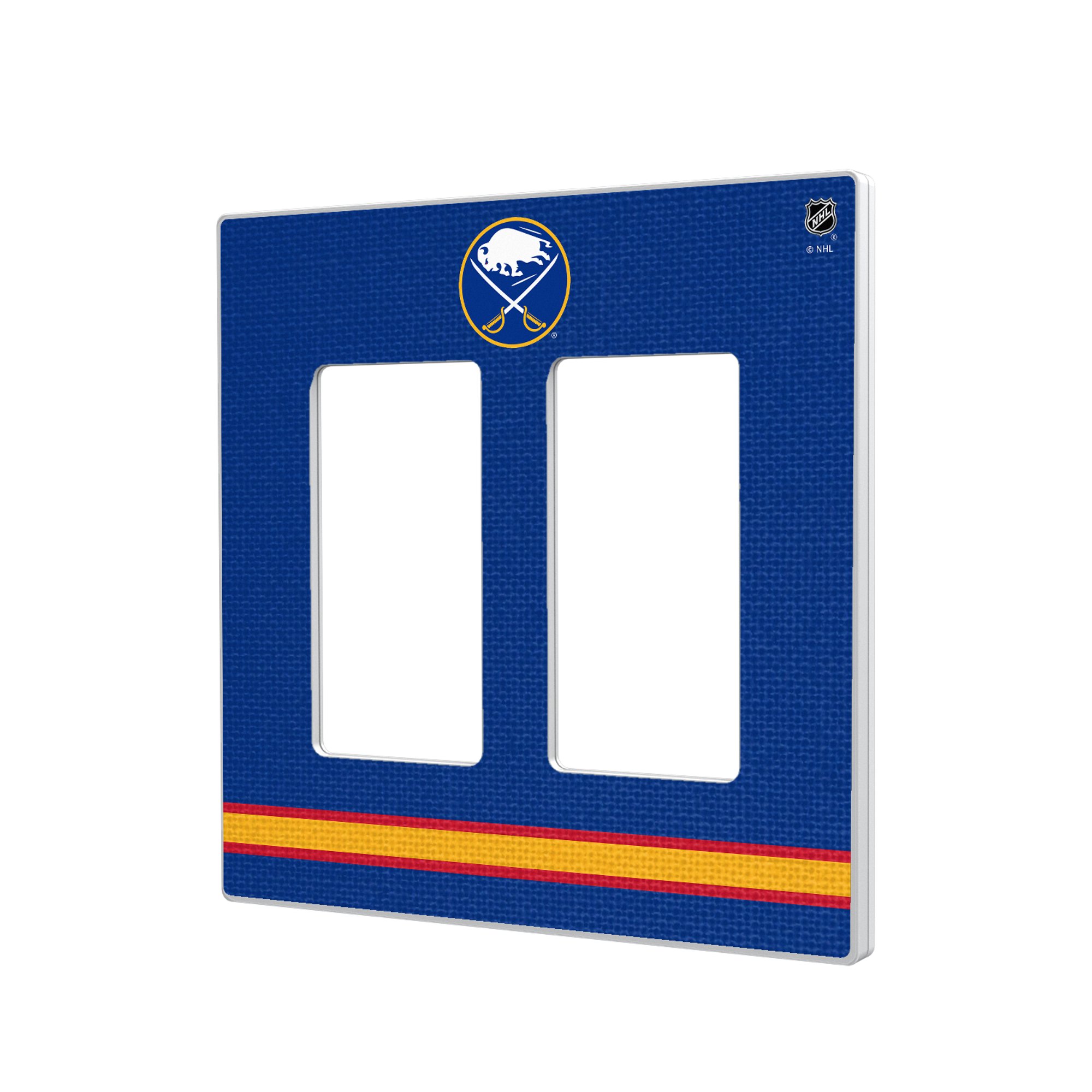 Buffalo Sabres Double Rocker Lightswitch Plate Buffalo Sabres Double Rocker Lightswitch Plate