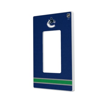 Vancouver Canucks Single Rocker Lightswitch Plate
