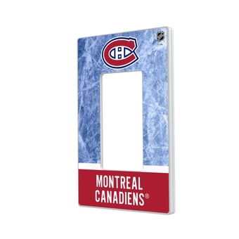 Montreal Canadiens Wordmark Single Rocker Lightswitch Plate