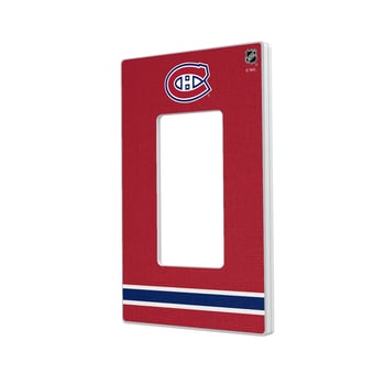Montreal Canadiens Single Rocker Lightswitch Plate