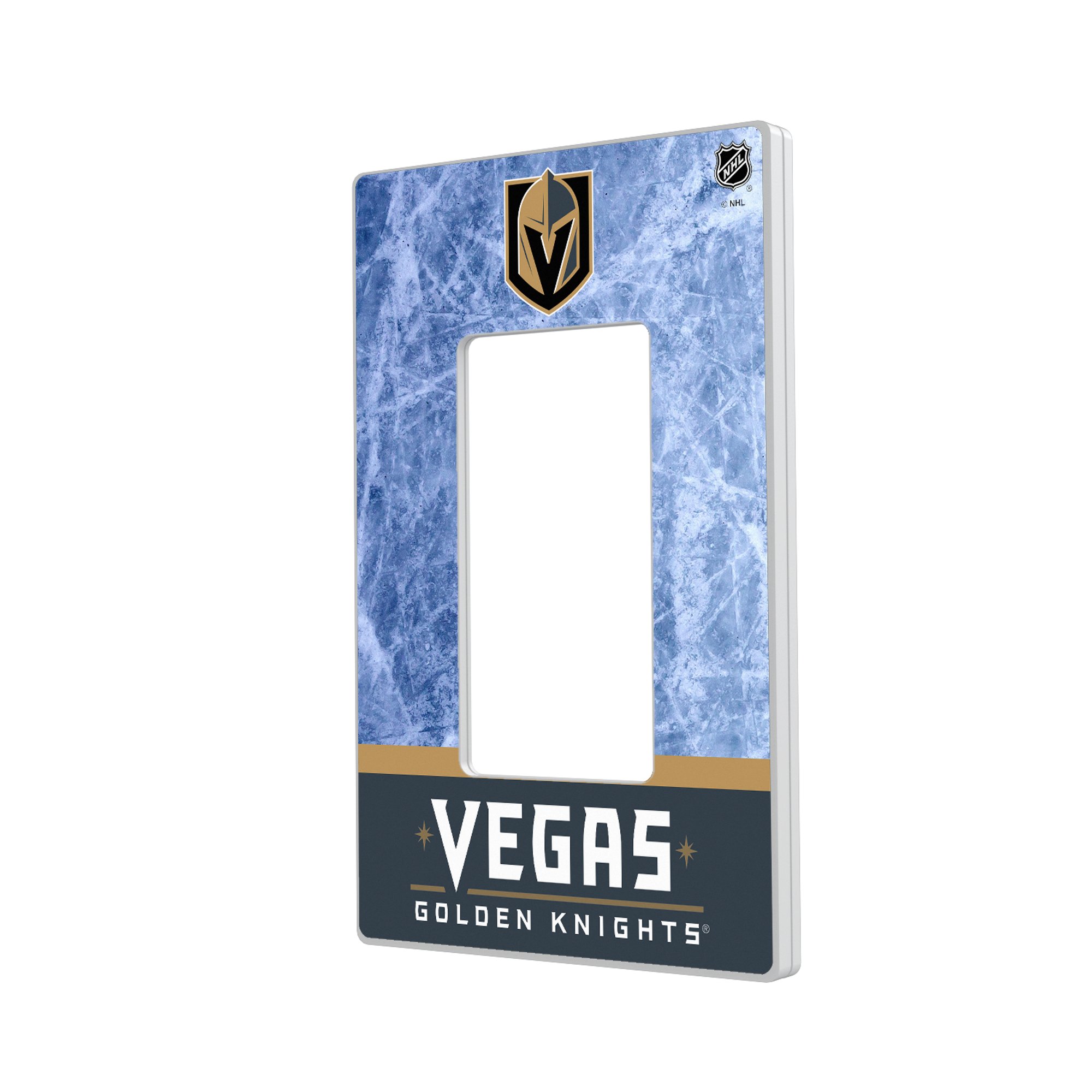 Vegas Golden Knights Wordmark Single Rocker Lightswitch Plate