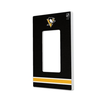 Pittsburgh Penguins Single Rocker Lightswitch Plate