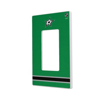 Dallas Stars Single Rocker Lightswitch Plate