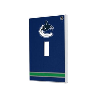 Vancouver Canucks Single Toggle Lightswitch Plate
