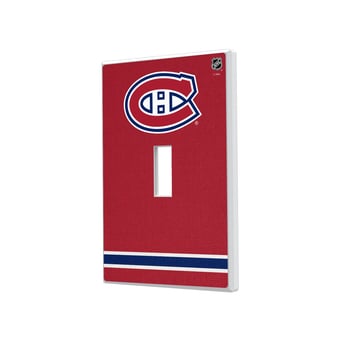 Montreal Canadiens Single Toggle Lightswitch Plate
