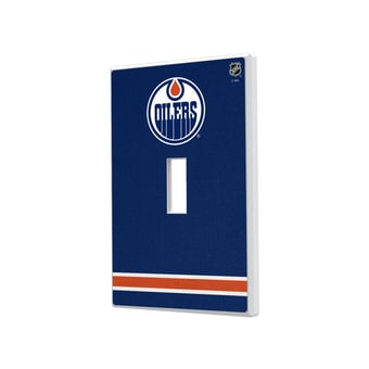 Edmonton Oilers Single Toggle Lightswitch Plate