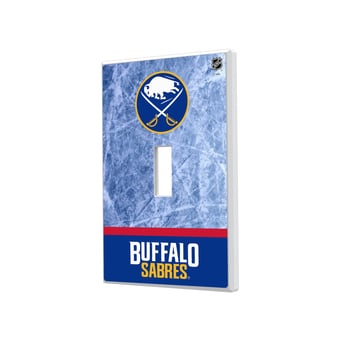 Buffalo Sabres Wordmark Single Toggle Lightswitch Plate