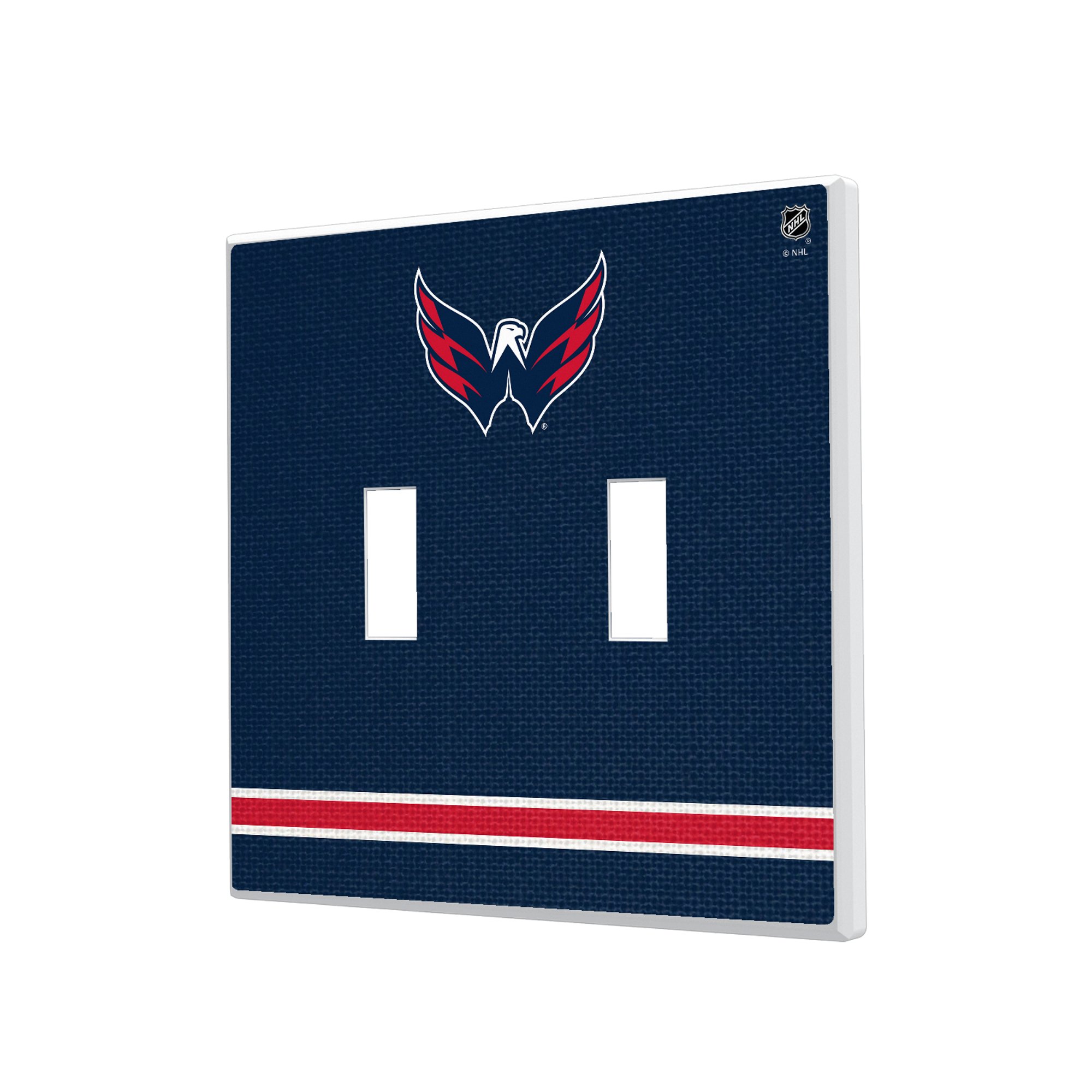 Washington Capitals Double Toggle Lightswitch Plate